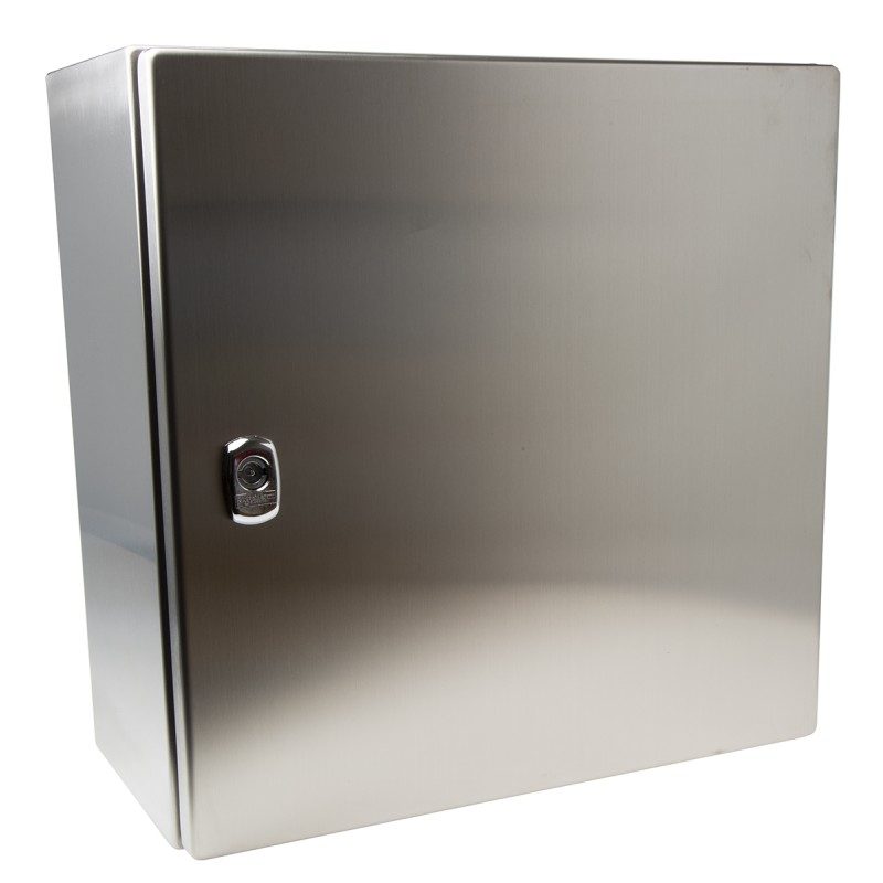 1 pcs - Schneider Electric Spacial S3X Series 304 Stainless Steel Wall Box, IP66, 400 mm x 400 mm x 200mm