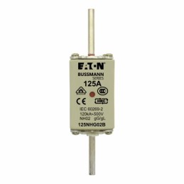 1 pcs - Eaton 125A Centred Tag Fuse, NH02, 500V ac