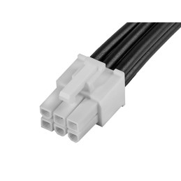 25 pcs - Molex 6 Way Female Mini-Fit Jr. to 6 Way Female Mini-Fit Jr. Wire to Board Cable, 300mm