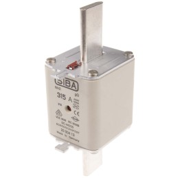 1 pcs - SIBA 315A Centred Tag Fuse, NH2, 500V ac