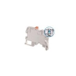 1 pcs : ZS4-S-T2-R1-OR - DIN Rail Terminal Blocks Aut SNK Screw