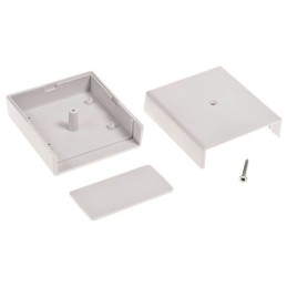 1 pcs - RS PRO Light Grey Polycarbonate Enclosure, IP40, 74 x 68 x 36mm