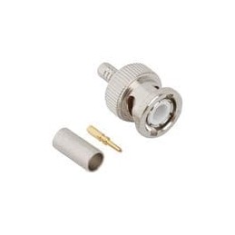 1 pcs : 031-320-1006 - RF Connectors / Coaxial Connectors STRAIGHT CLAMP PLUG PLENUM 58 B88240