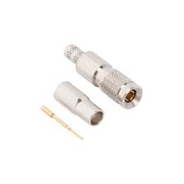 1 pcs : 282138-75 - RF Connectors / Coaxial Connectors 75 Ohm 1.0/2.3 DIN ST Crimp Plug