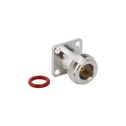 1 pcs : 172254 - RF Connectors / Coaxial Connectors N PANEL RECPTACLE TEFLON