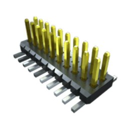 5 pcs - Samtec FTM Series Vertical Pin Header, 10 Contact(s), 1.0mm Pitch, 2 Row(s), Unshrouded