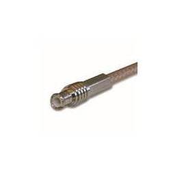 1 pcs : 252120 - RF Connectors / Coaxial Connectors MCX ST CRIMP PLUG 316 DBL BRAID NIC