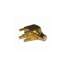 1 pcs : 152123 - RF Connectors / Coaxial Connectors SMC RIGHT ANGLE JCK PCB GOLD