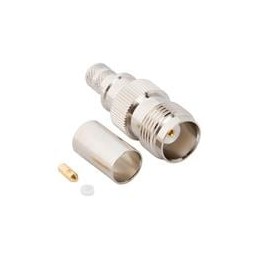 1 pcs : 031-6827 - RF Connectors / Coaxial Connectors TNC Strt Crimp Jack for LMR-240, 50 Ohm
