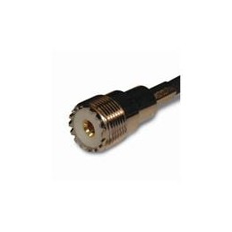 1 pcs : 182306 - RF Connectors / Coaxial Connectors UHF STRT CRIMP JACK RG-58, LMR-195