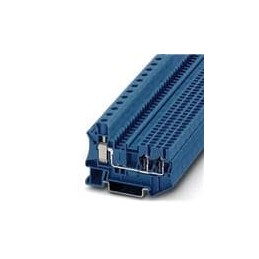 1 pcs : 3033142 - DIN Rail Terminal Blocks STU 10/ 4X2,5 BU