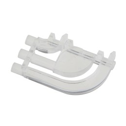 5 pcs - 515-1064F Dialight, PCB Mounted 3-Way Right Angle LED Light Pipe, Tri-Level-Row Clear Round Lens