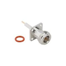 1 pcs : 172224 - RF Connectors / Coaxial Connectors N PANEL RECEPTACLE EXPOSED TEFLON