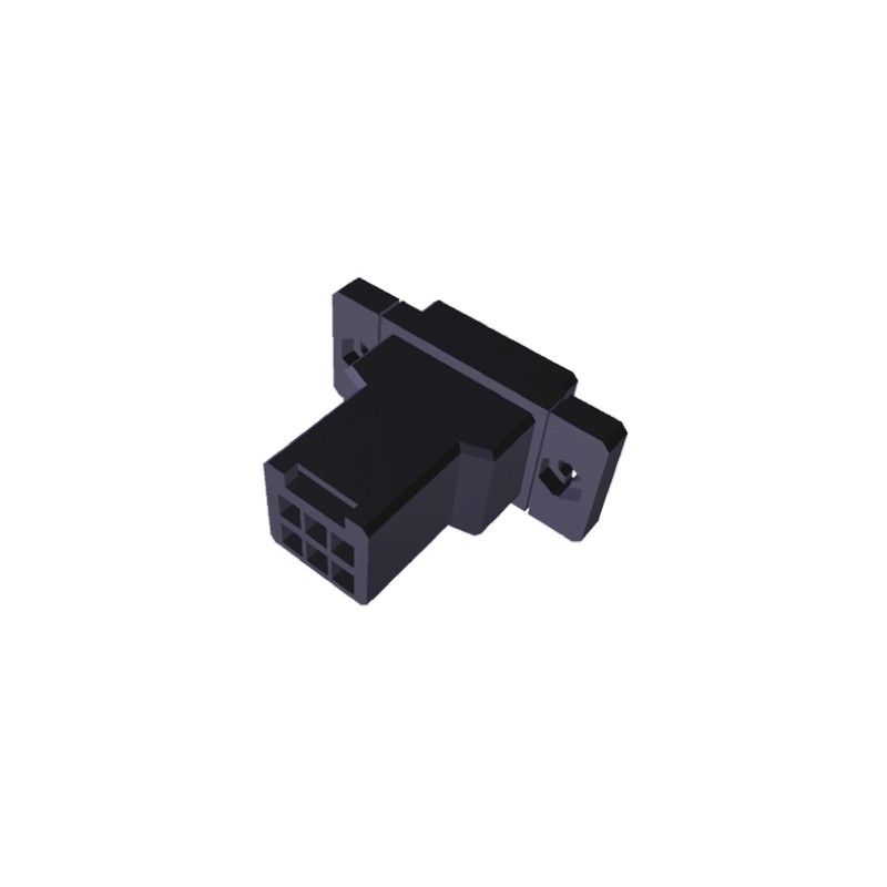 250 pcs - TE Connectivity, Dynamic 3000 Male Connector Housing, 3.81mm Pitch, 6 Way, 2 Row