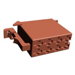 250 pcs - TE Connectivity, Junior Timer Automotive Connector Socket 8 Way
