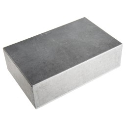 1 pcs - Hammond Eddystone Series Natural Die Cast Aluminium Enclosure, IP54, Natural Lid, 188 x 120 x 57mm