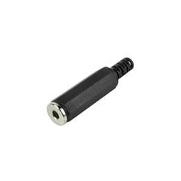 1 pcs : MR-3530 - Phone Connectors audio jack 3.5mm 3conductor Cable mnt