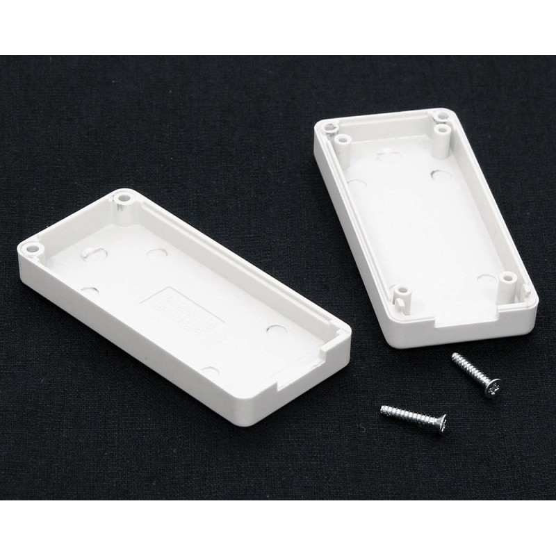 1 pcs - Hammond 1551 Series Grey ABS Enclosure, IP54, Grey Lid, 65 x 30 x 15.5mm