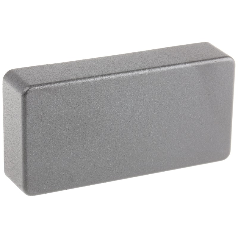 1 pcs - Hammond 1590 Series Black Die Cast Aluminium Enclosure, IP54, Black Lid, 100 x 50 x 25mm