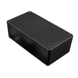 1 pcs - Hammond 1591 Series Black ABS Enclosure, IP54, Black Lid, 119 x 66 x 36mm