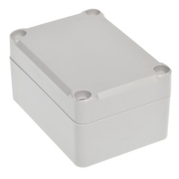 1 pcs - RS PRO Grey ABS Enclosure, IP67, IK09, Grey Lid, 70 x 50 x 36.75mm