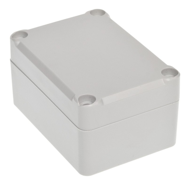 1 pcs - RS PRO Grey ABS Enclosure, IP67, IK09, Grey Lid, 70 x 50 x 36.75mm