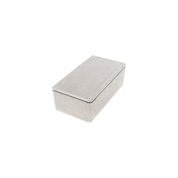 1 pcs - Hammond 1590 Series Natural Die Cast Aluminium Enclosure, IP65, Natural Lid, 153 x 83 x 50.5mm