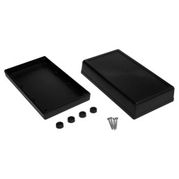 1 pcs - RS PRO Black ABS Enclosure, IP53, IK07, 178.9 x 102 x 48.8mm
