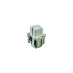1 pcs : T2010032201-000 - Heavy Duty Power Connectors 3P 2R 10A 250V Recp 26-14 AWG ScrewTerm