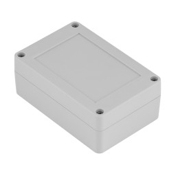 1 pcs - RS PRO Grey ABS Enclosure, IP65, IK08, Grey Lid, 105 x 70 x 40mm