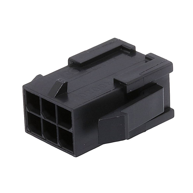 2500 pcs - Molex, Micro-Fit 3.0 Male Connector Housing, 3mm Pitch, 6 Way, 2 Row