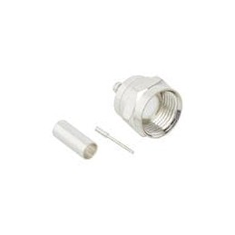 1 pcs : 222184 - RF Connectors / Coaxial Connectors F CRMP PLG RG 316