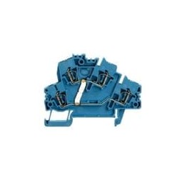 1 pcs : 1791040000 - DIN Rail Terminal Blocks ZDK 2.5-2V BL