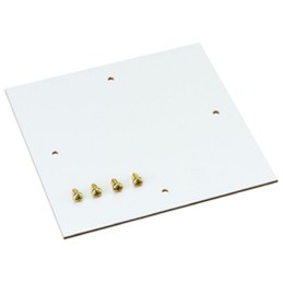 1 pcs - Spelsberg Plastic Mounting Plate, 3mm H, 90mm W, 90mm L for Use with TK Enclosure