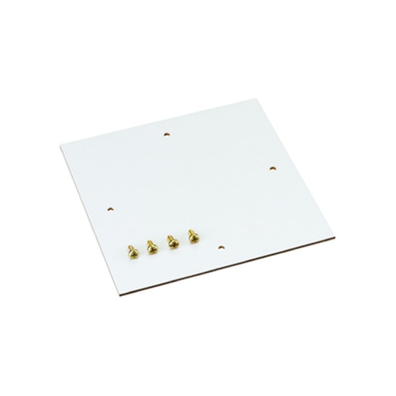 1 pcs - Spelsberg Plastic Mounting Plate, 3mm H, 90mm W, 90mm L for Use with TK Enclosure