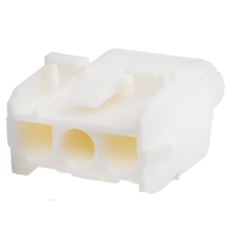 2500 pcs - TE Connectivity, Universal MATE-N-LOK Female Connector Housing, 6.35mm Pitch, 3 Way, 1 Row