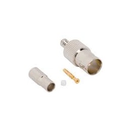 1 pcs : 031-70538-12G - RF Connectors / Coaxial Connectors Straight Crimp Jack for Belden 4855R Cbl