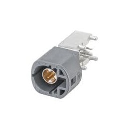 1 pcs : D4S2UL-40MA5-G - RF Connectors / Coaxial Connectors Right Angle Plug PCB w/Housing T&R Grey