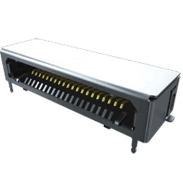 1 pcs - Samtec FCS8 Series Straight Surface Mount PCB Socket, 10-Contact, 1-Row, 0.8mm Pitch, Solder Termination