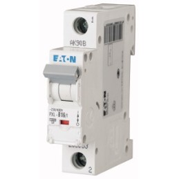 1 pcs - Eaton xPole PXL, S200 MCB, 1P, 16A Curve B, 400V AC, 48V DC, 10 kA Breaking Capacity