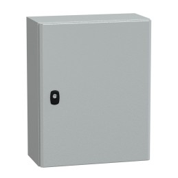 1 pcs - Schneider Electric Spacial S3D Series Steel Wall Box, IP66, 500 mm x 400 mm x 200mm
