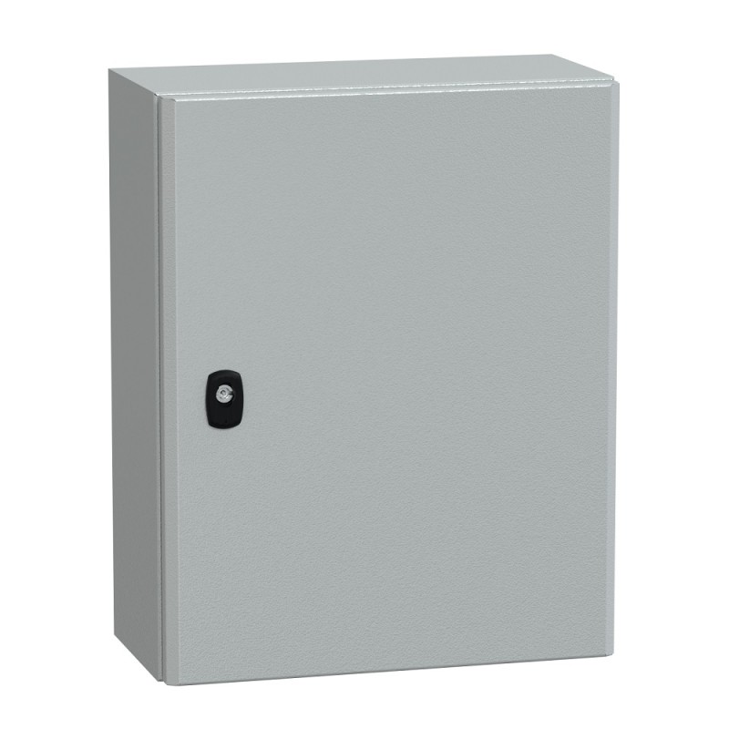 1 pcs - Schneider Electric Spacial S3D Series Steel Wall Box, IP66, 500 mm x 400 mm x 200mm