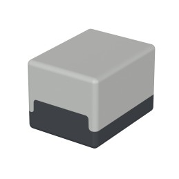 1 pcs - Bopla Element / Universal Series Graphite Grey, Light Grey Polystyrene General Purpose Enclosure, IP40, Light Grey /