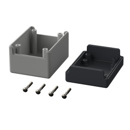 1 pcs - Bopla Element / Universal Series Graphite Grey, Light Grey Polystyrene General Purpose Enclosure, IP40, Light Grey /