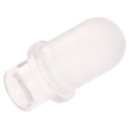 5 pcs - PLP5-125 Bivar, Rear Panel Mount LED Light Pipe, Clear Dome Lens