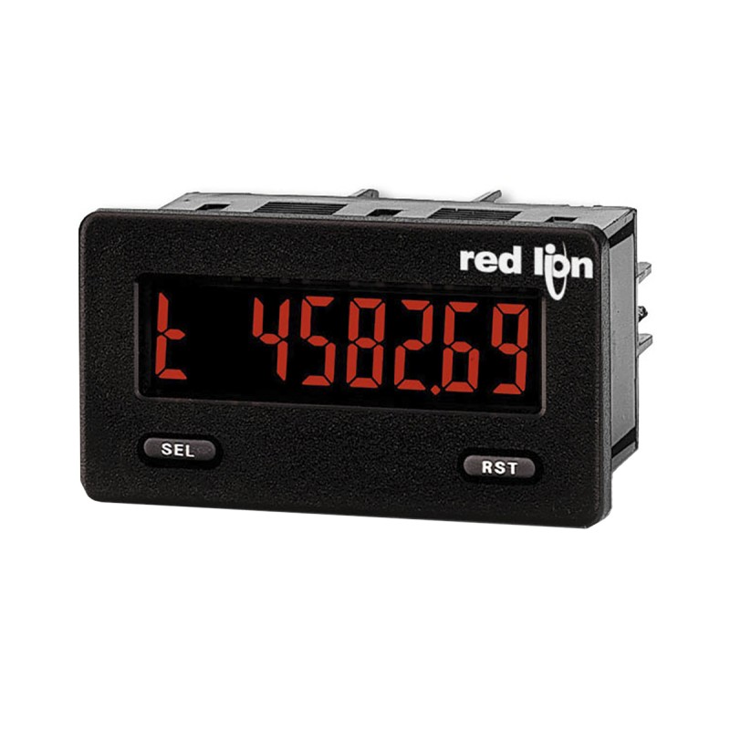 1 pcs - Red Lion CUB5T Hour Meter Counter, 7 Digit, 9 - 28 V dc