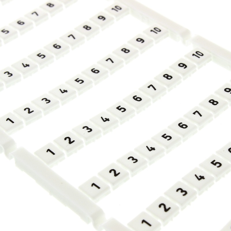 5 pcs - Wago Marker Card for use with Terminal Blocks