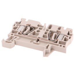 5 pcs - Weidmuller ZDU Series Brown Feed Through Terminal Block, 4mm², Single-Level, Clamp Termination