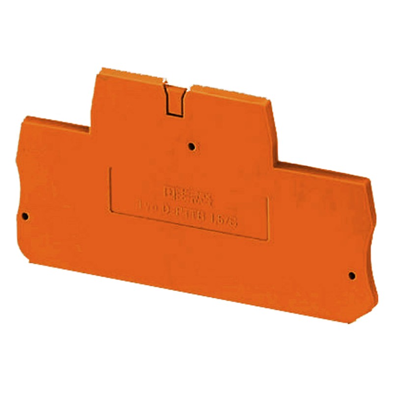 5 pcs - Phoenix Contact D-PTT 2.5-2MT-0.8 OG Series End Cover for Use with DIN Rail Terminal Blocks