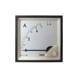 1 pcs - RS PRO Analogue Panel Ammeter 10 (Input, Scale)A AC, 92mm x 92mm, 1 % Moving Iron